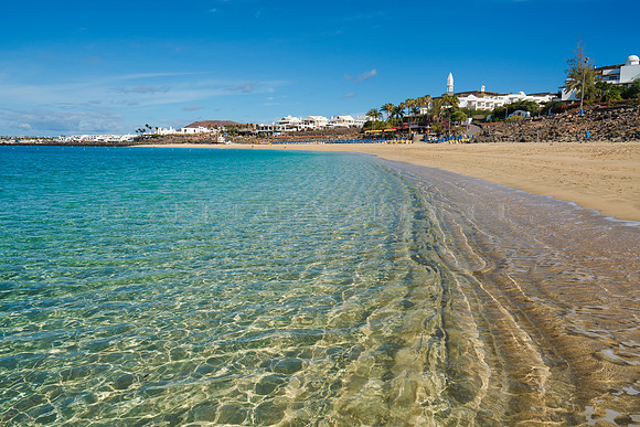 Texturas del agua en la Playa Doroada - Playa Blanca, Yaiza.