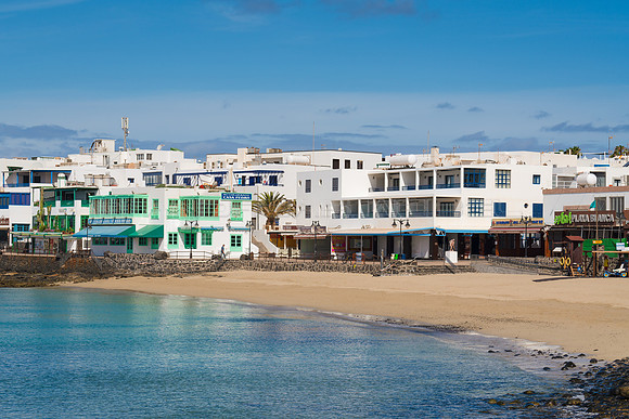 La playa de Playa Blanca - Yaiza.