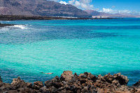 Bucerando en las aguas coloridas de la Caleta del Mojón Blanco