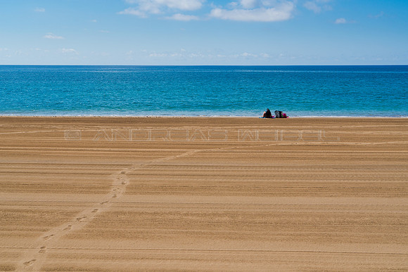 El camino al mar - Playa de Matagorda, Tías.