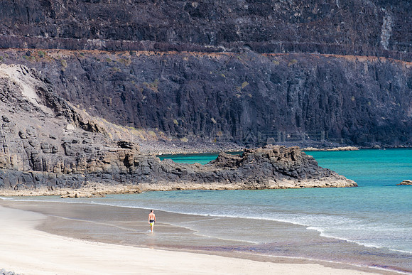 Paseo bajo el risco - Playa de la Canteria y Risco de Famara, Ó