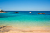 Marea alta en la Playa del Jablillo - Costa Teguise.