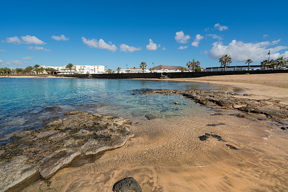 Arena entre placas - Playa del los Charcos, Costa Teguise.