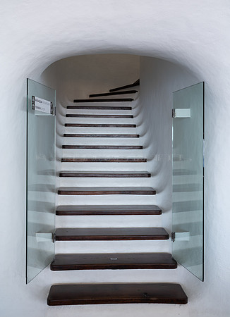 Escalera en el Mirador del Río.