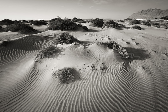 Juego de luz y sombra - Dunas de Famara, Lanzarote