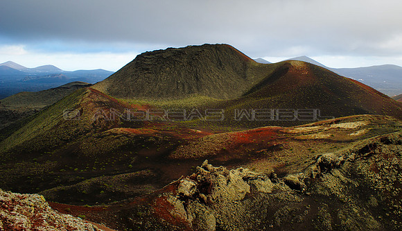 Laderas del volcán Señalo - Timanfaya, Lanzarote