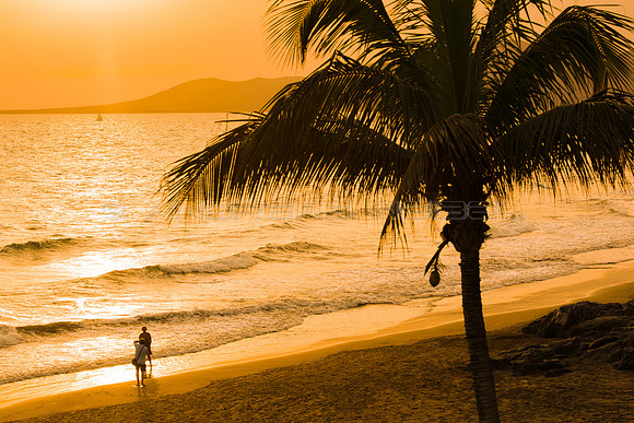 Sesión fotográfica en la Playa Grande - Puerto del Carmen.