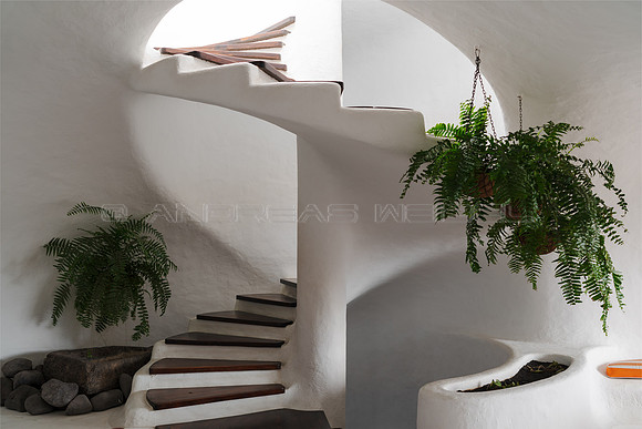 La escalera (de César Manrique) - Mirador del Río, Haria.