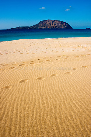 Arena en la Playa de La Concha - La Graciosa, Canarias