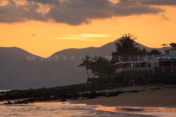Puesta de sol en La Peñita - Lanzarote