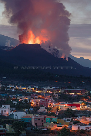 Despertar con volcán - Erupción de Cumbre Vieja, El Paso, La P