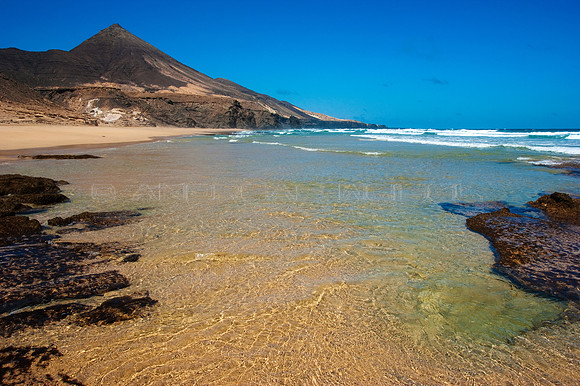 Playa de Cofete con Montaña Aguda - Jandía, Fuerteventura