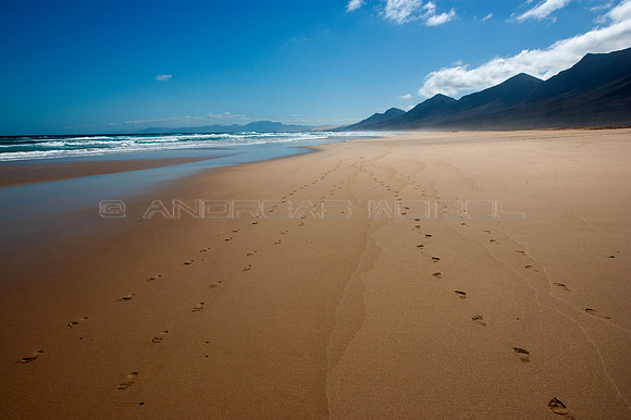 Ida y Vuelta - Pisadas en la Playa de Cofete, Fuerteventura