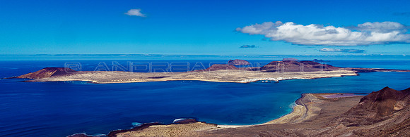 Panorámica de la isla de La Graciosa
