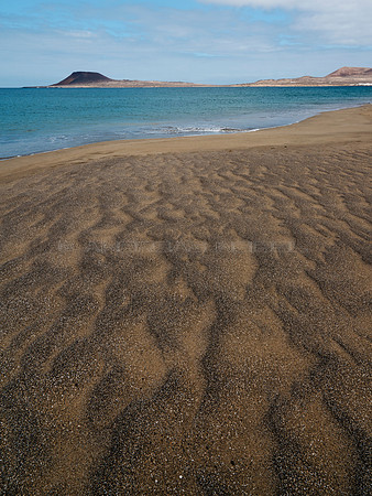 Trazado por el viento - Playa de bajo el Risco con vistas a la G