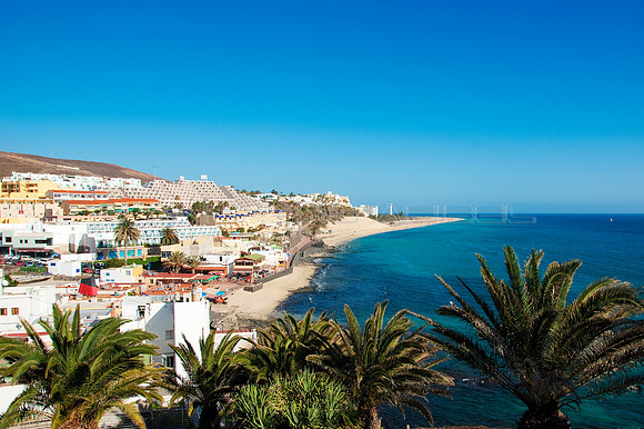 Vista a Morro Jable, Jandía