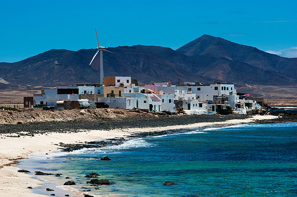 El pueblo Puerto de la Cruz - Península de Jandía, Fuerteventura