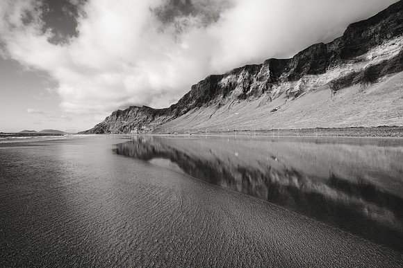 Texturas del Agua y Risco - Playa de Famara, Lanzarote