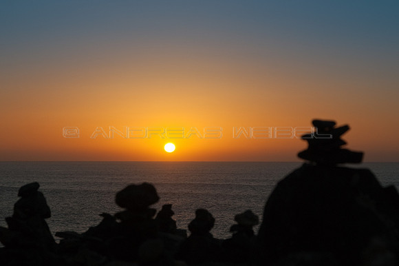 Puesta de sol en Ajuy