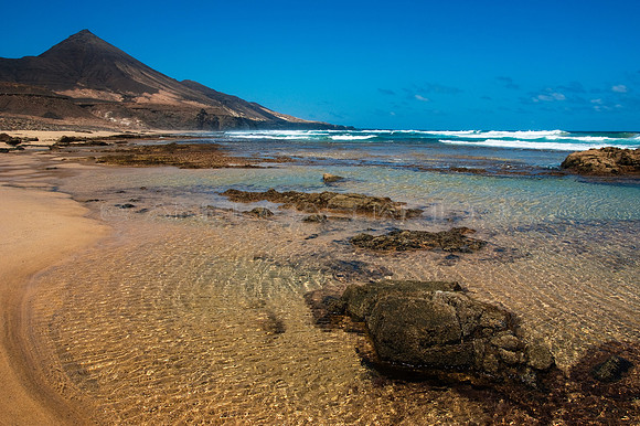Entra la marea - Playa de Cofete, Fuerteventura