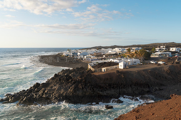 Vista al pueblo de El Golfo - Yaiza.