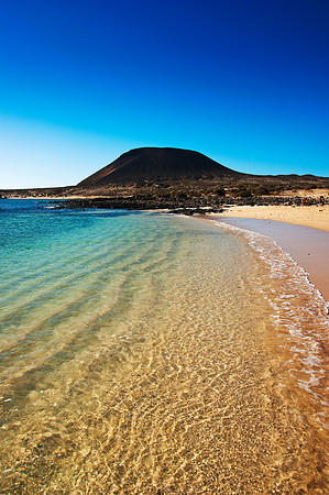 Aguas transparentes en la Playa de La Francesa - La Graciosa
